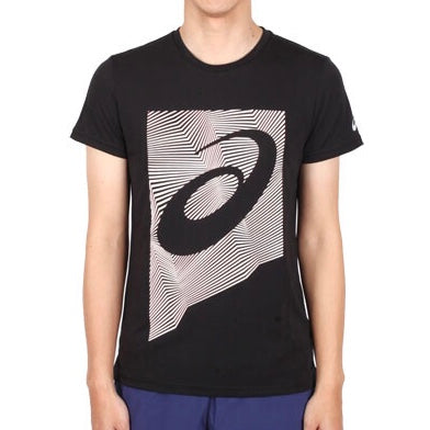 [CLEARANCE] ASICS Men's Dri-Fit Graphic Sportswear Top Tee Shirt (Black) - 爱游戏体育-爱游戏|爱游戏官方网站