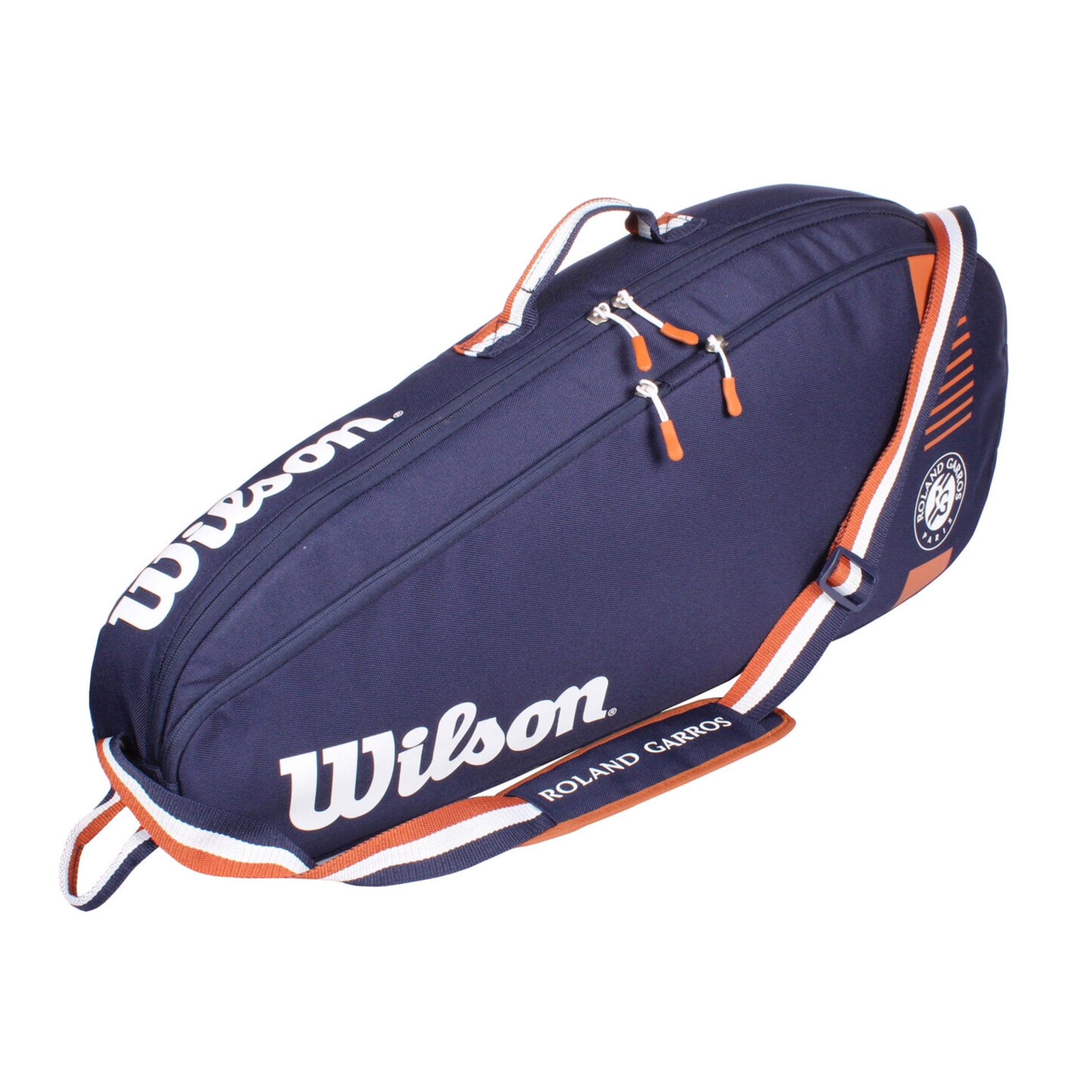 Wilson Roland Garros Team (3 Pack) Racket Bag (Navy) - 爱游戏体育-爱游戏|爱游戏官方网站