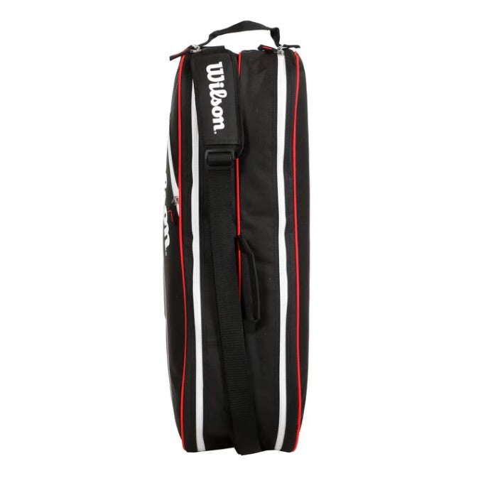Wilson Advantage III Six (6 Pack) Racket Bag 2025 (Black)