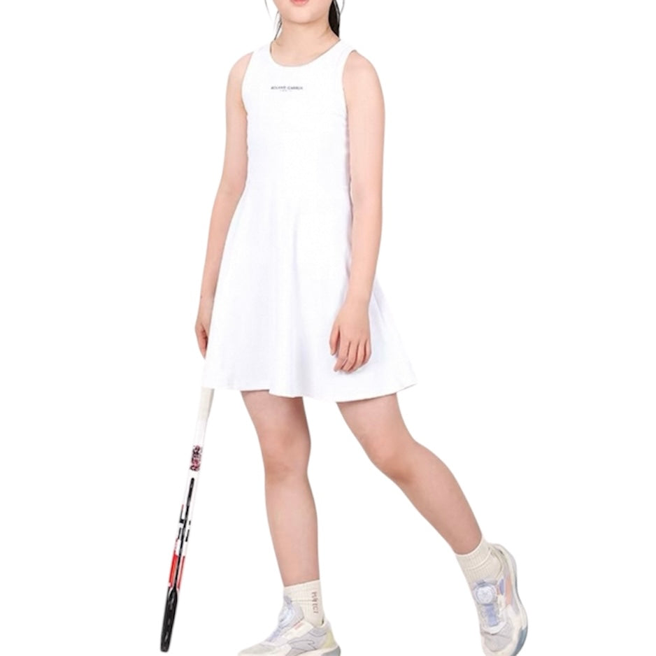 Roland Garros Junior Kids / Youth Girl's Dress (White) - 爱游戏体育-爱游戏|爱游戏官方网站