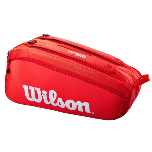 Wilson Super Tour (9 Pack) Pro Red Racket Bag