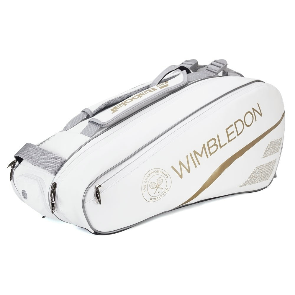 Babolat Pure Wimbledon (6 Pack) Racket Bag (White-gold) - 爱游戏体育-爱游戏|爱游戏官方网站