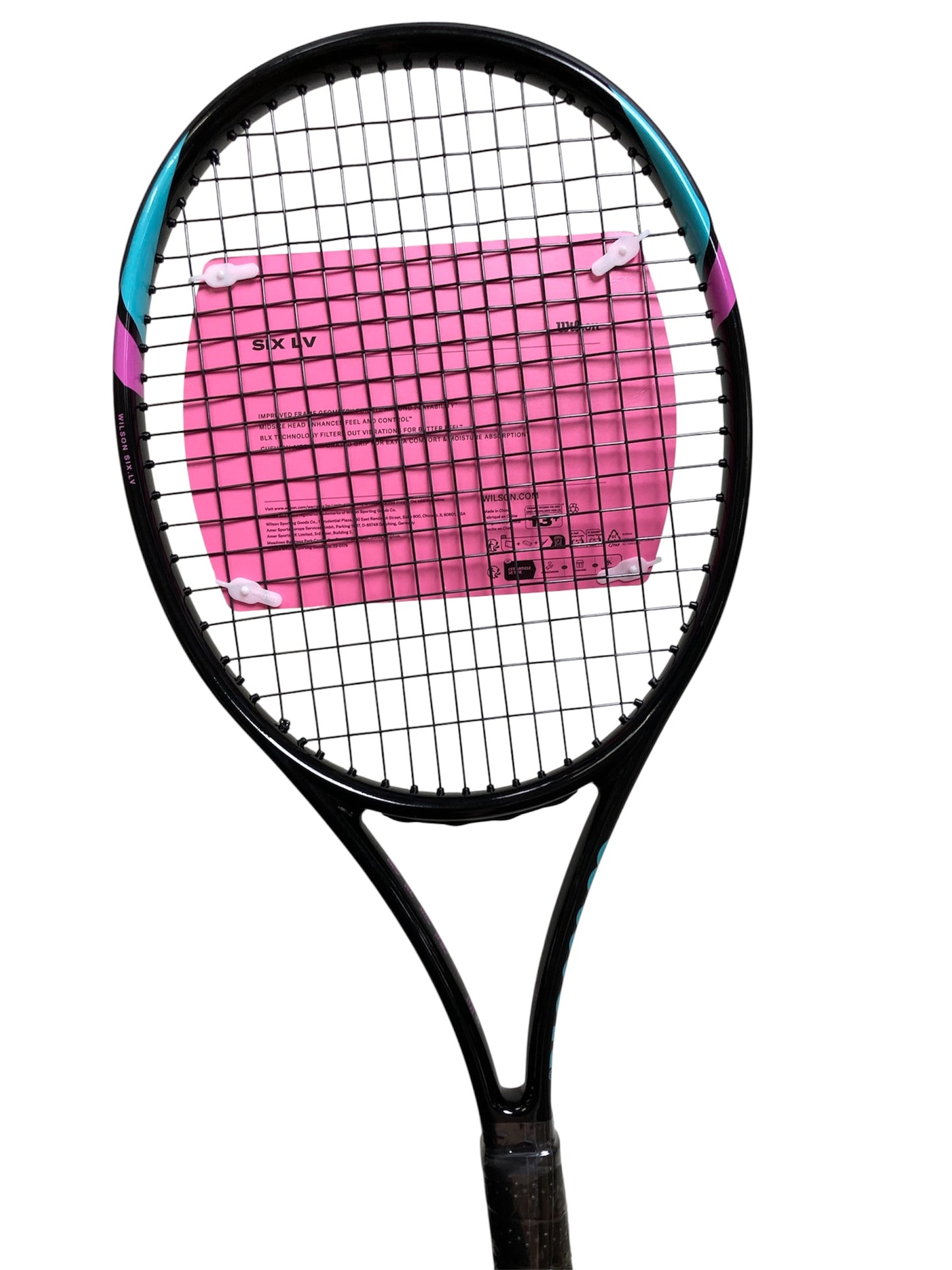 Wilson SIX LV Tennis Racket (Unstrung 284g) (prestrung)