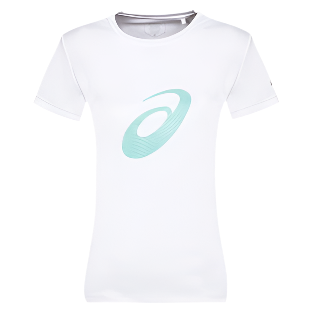 ASICS Women’s Dri-Fit Logo Tee Top T-Shirt (White) - 爱游戏体育-爱游戏|爱游戏官方网站