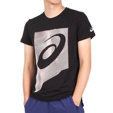 [CLEARANCE] ASICS Men's Dri-Fit Graphic Sportswear Top Tee Shirt (Black) - 爱游戏体育-爱游戏|爱游戏官方网站