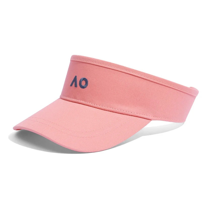 Australian Open Small Logo Visor (Pink / Peach)