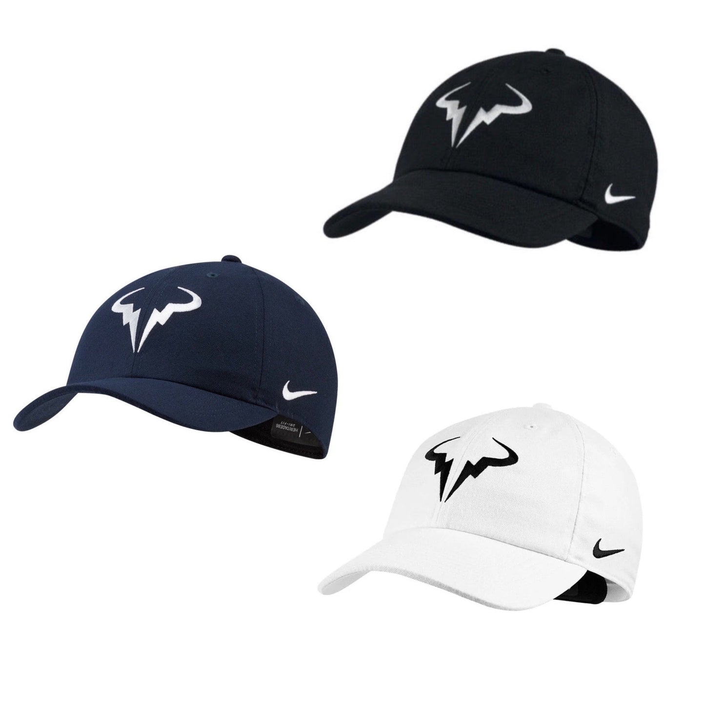 Nike Rafa Unisex Dri-Fit Heritage86 Cap (Black / Navy / White) - 爱游戏体育-爱游戏|爱游戏官方网站