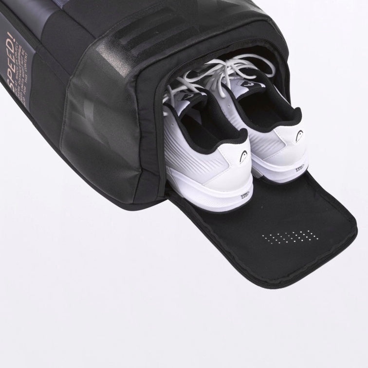 Head Djokovic Backpack Bag (Black-Anthracite) - 爱游戏体育-爱游戏|爱游戏官方网站