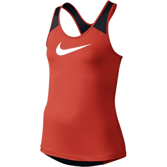 [CLEARANCE] Nike Junior Girls Dri-FIT Pro Cool Vest Tank Top (orange colorblock) - 爱游戏体育-爱游戏|爱游戏官方网站