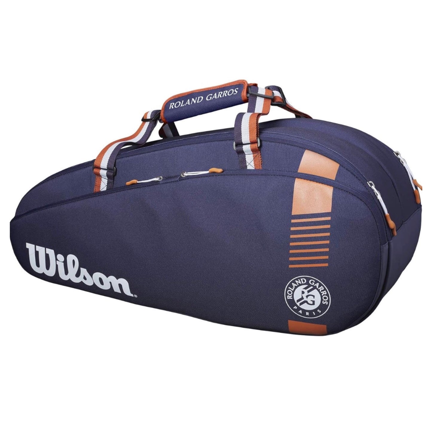Wilson Roland Garros Team (6 Pack) Racket Bag (Navy blue) - 爱游戏体育-爱游戏|爱游戏官方网站