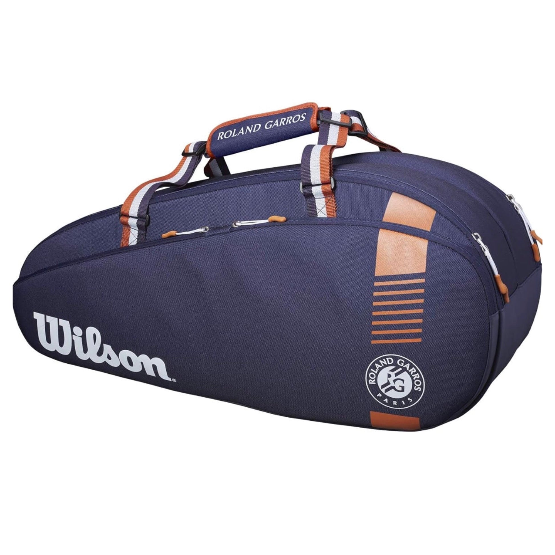 Wilson Roland Garros Team (6 Pack) Racket Bag (Navy blue) - 爱游戏体育-爱游戏|爱游戏官方网站