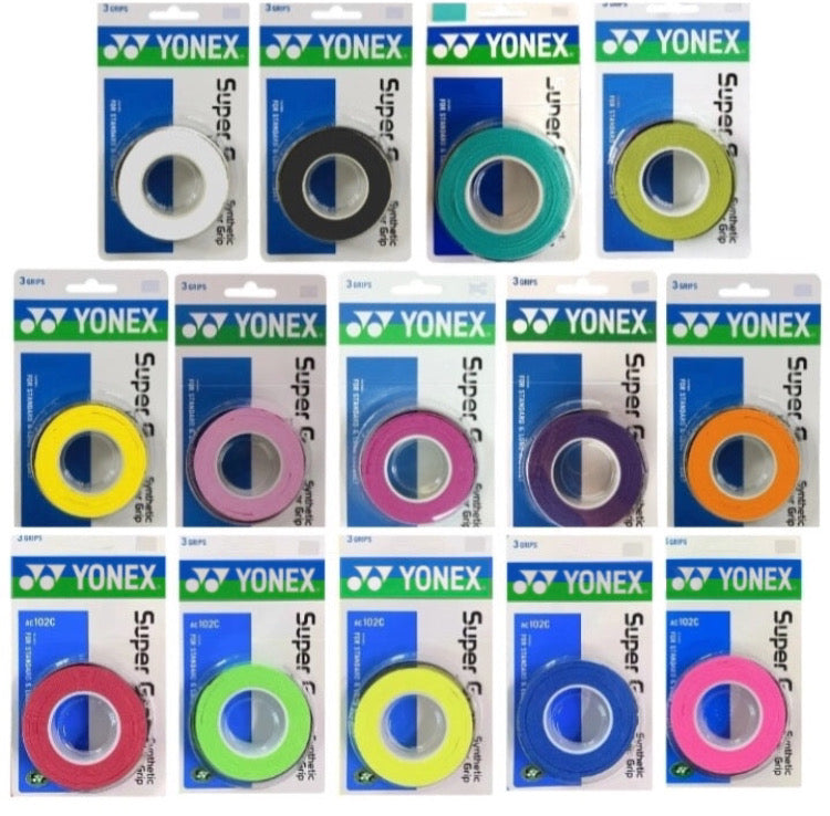Yonex Super Grap Synthetic Overgrip Grip (3 pieces) - 爱游戏体育-爱游戏|爱游戏官方网站