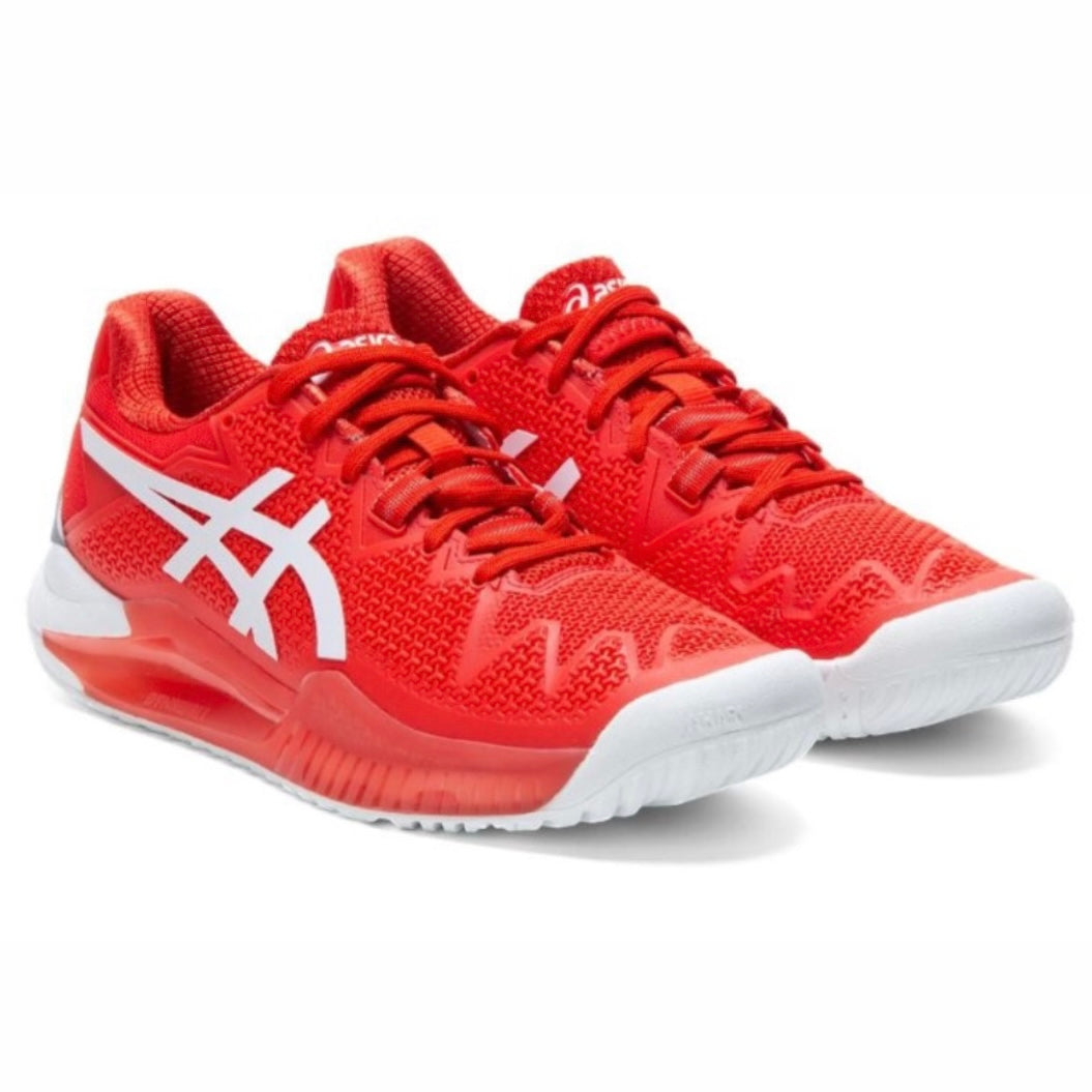 Asics Gel-Resolution 8 Women’s Tennis Shoes (Red-White) - 爱游戏体育-爱游戏|爱游戏官方网站
