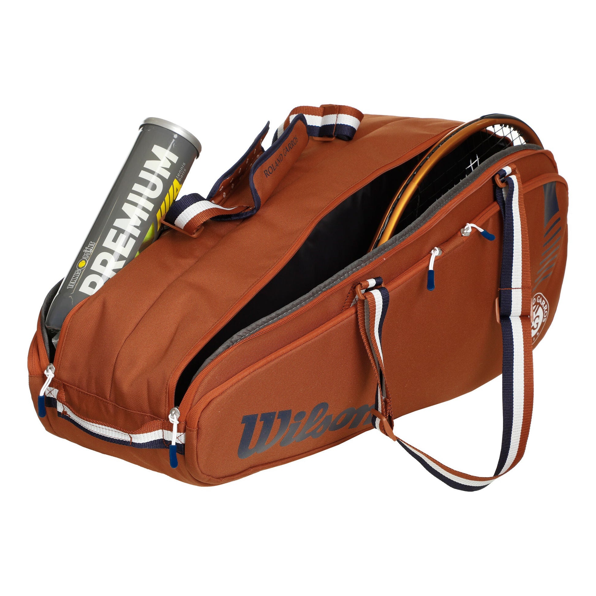 Wilson Roland Garros Team (6 Pack) Racket Bag (Clay) - 爱游戏体育-爱游戏|爱游戏官方网站