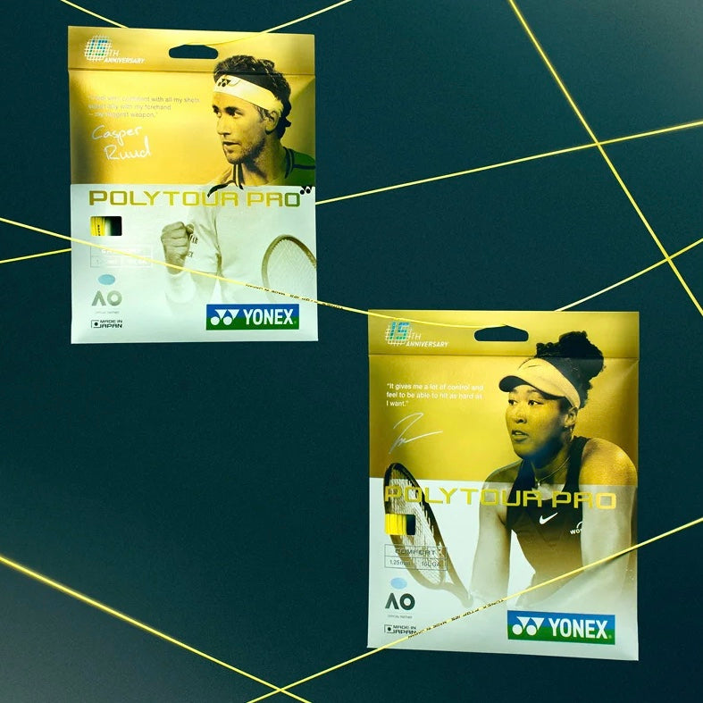 Yonex Polytour Pro (Casper Ruud) Limited Edition 15th Anniversary Package (Yellow) - 爱游戏体育-爱游戏|爱游戏官方网站
