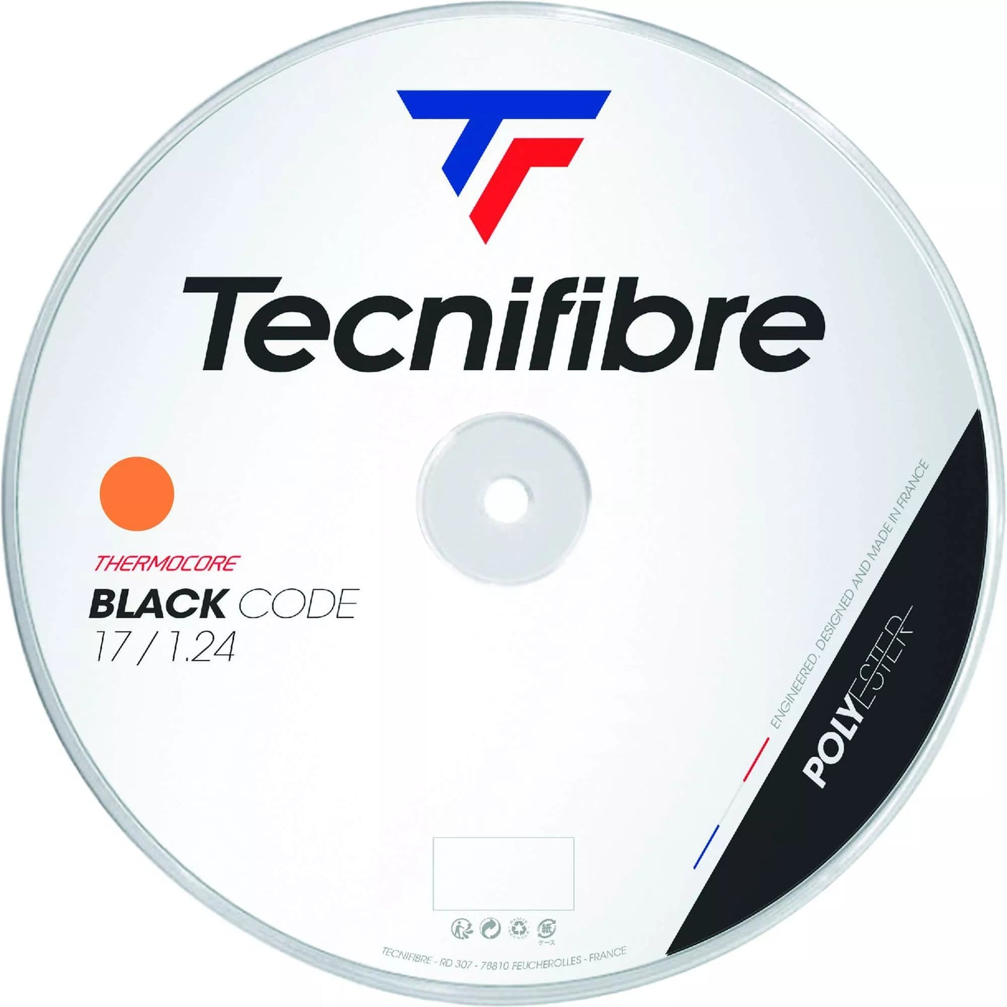Tecnifibre Black Code (Black / Orange) [1 set] - 爱游戏体育-爱游戏|爱游戏官方网站
