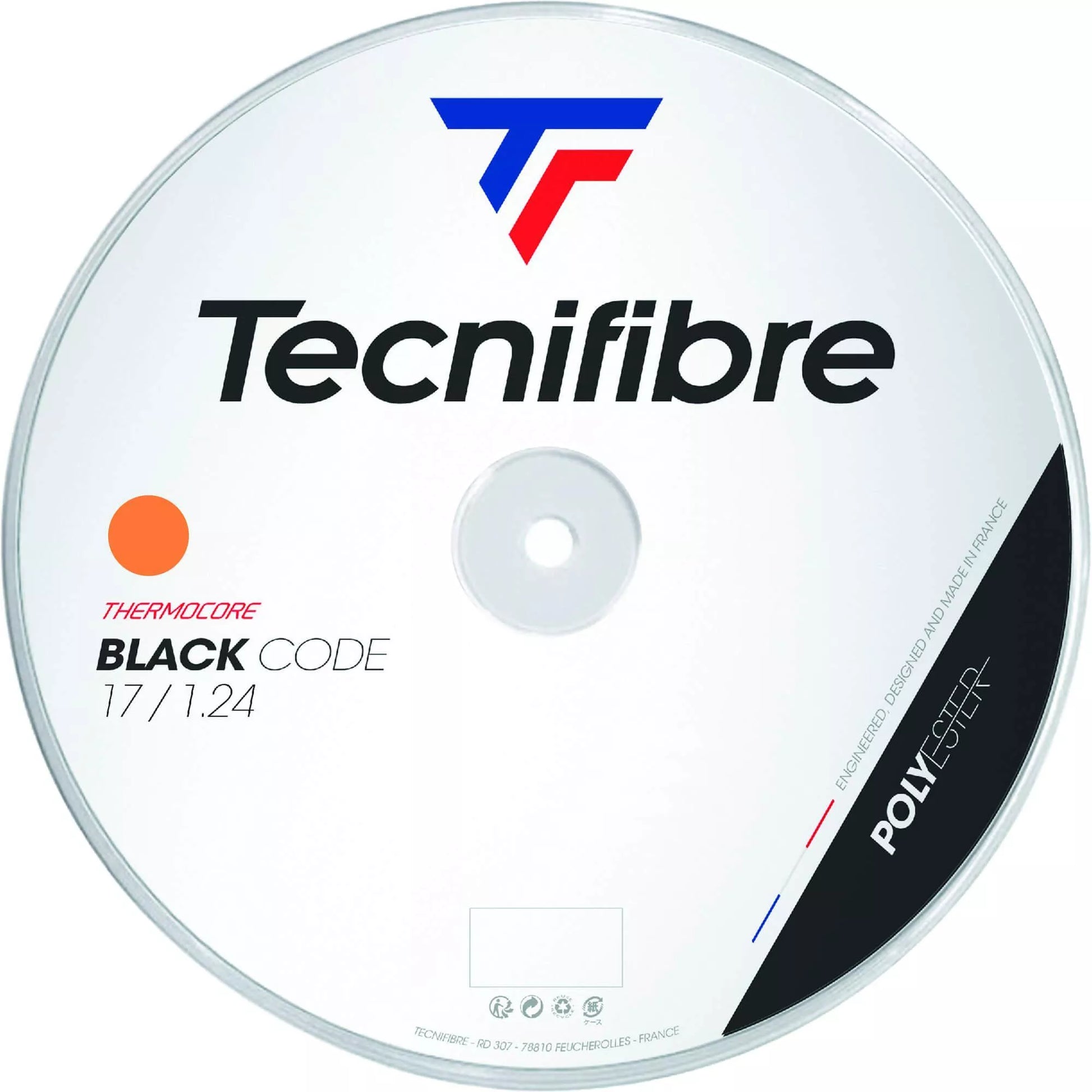 Tecnifibre Black Code (Black / Orange) [1 set] - 爱游戏体育-爱游戏|爱游戏官方网站