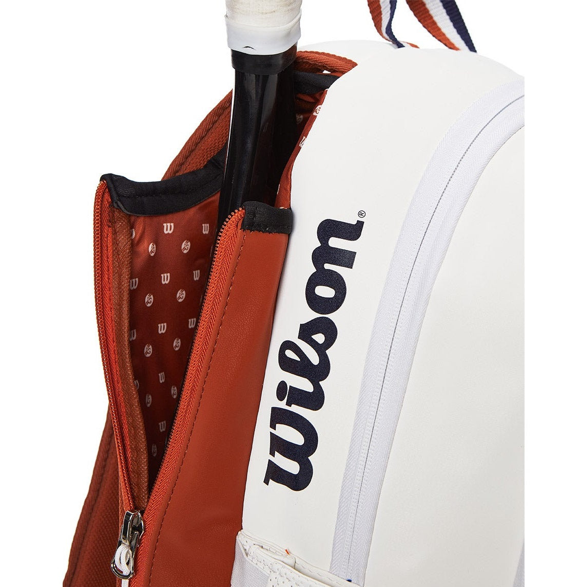 Wilson Roland Garros Tour Backpack bag (White) - 爱游戏体育-爱游戏|爱游戏官方网站
