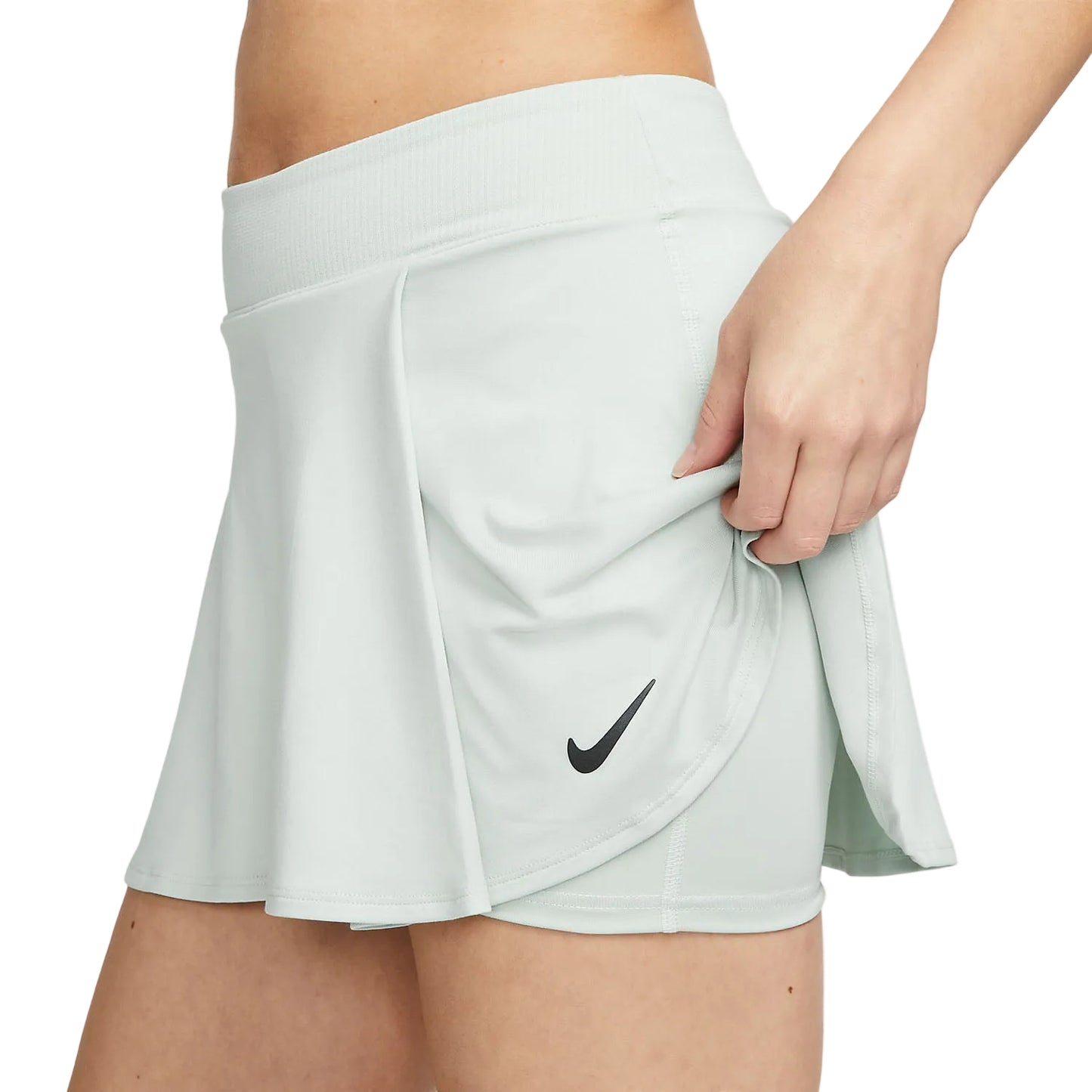 Nike Court Dri-FIT Women's Flouncy Tennis Skirt (Light Silver)