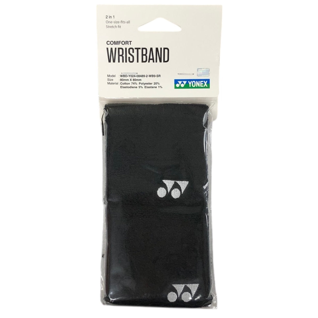 Yonex 8cm Comfort Wristband 2025 (a pair)