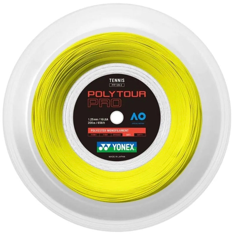 Yonex Polytour Pro (Yellow) [1 set] - 爱游戏体育-爱游戏|爱游戏官方网站