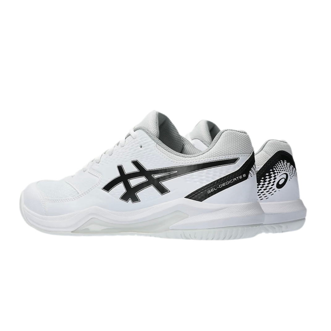 Asics Gel-Dedicate 8 Men's Tennis Shoes (White-Black) - 爱游戏体育-爱游戏|爱游戏官方网站