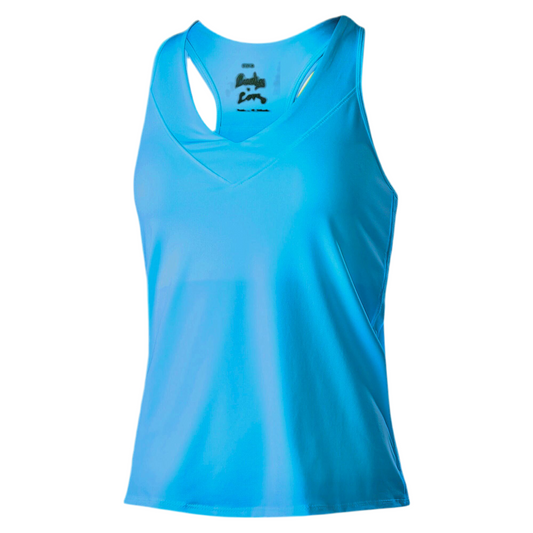 [CLEARANCE] Lucky in Love Kids Junior Girls V-Neck Tank Top (Sky blue) - 爱游戏体育-爱游戏|爱游戏官方网站