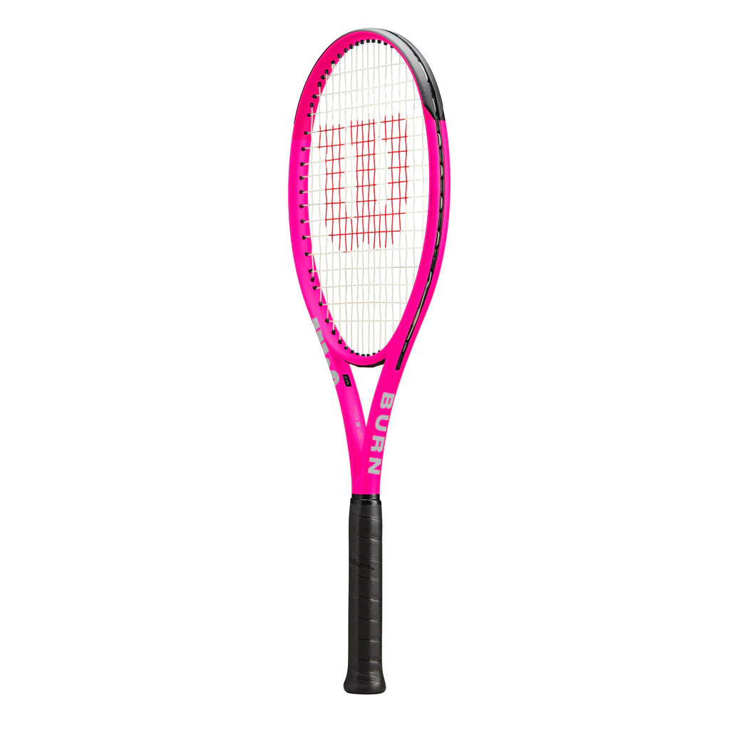 Wilson Burn 105S v6 Pink Tennis Racket (Unstrung 265g) (Strung with Wilson Sensation @ 52lb)