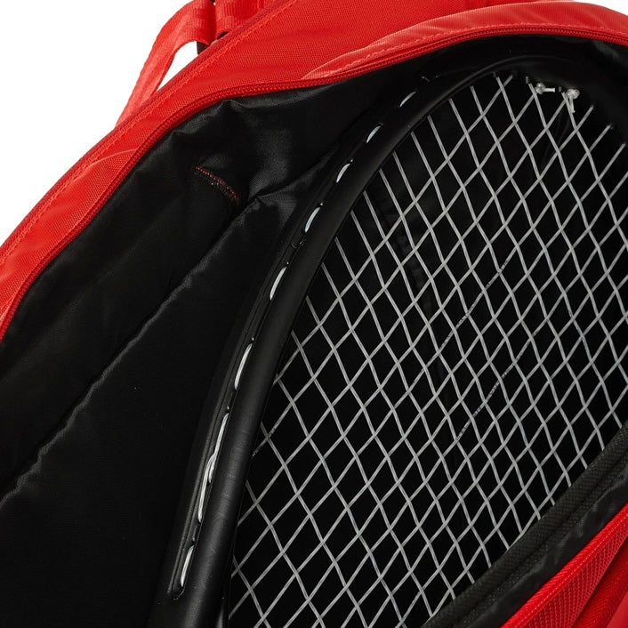 Wilson Super Tour (6 Pack) Racket Bag (Red) - 爱游戏体育-爱游戏|爱游戏官方网站