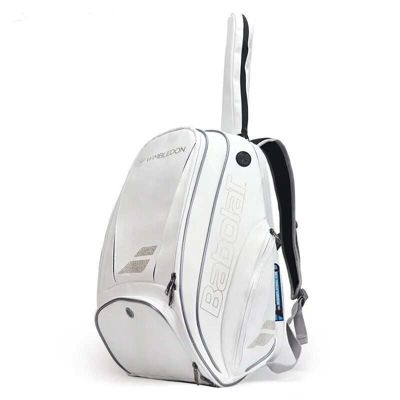 Babolat Pure Wimbledon Backpack Bag (White-Gold) - 爱游戏体育-爱游戏|爱游戏官方网站