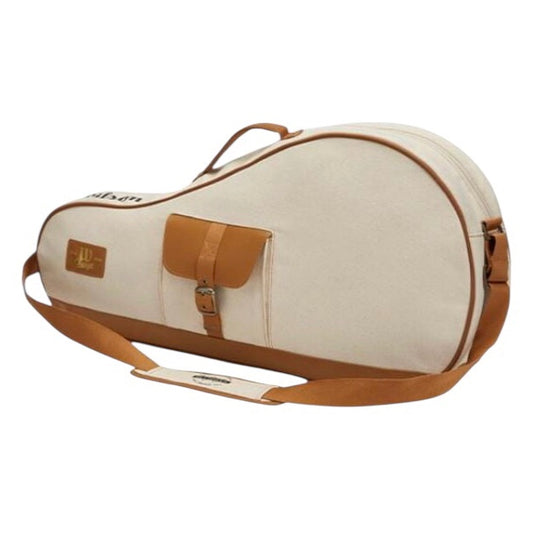 Wilson 110th Anniversary (3 Pack) Racket Bag (Cream-Brown) - 爱游戏体育-爱游戏|爱游戏官方网站