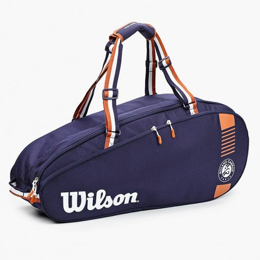 Wilson Roland Garros Team (6 Pack) Racket Bag (Navy blue) - 爱游戏体育-爱游戏|爱游戏官方网站