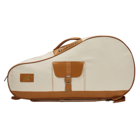 Wilson 110th Anniversary (6 Pack) Racket Bag (Cream-Brown) - 爱游戏体育-爱游戏|爱游戏官方网站