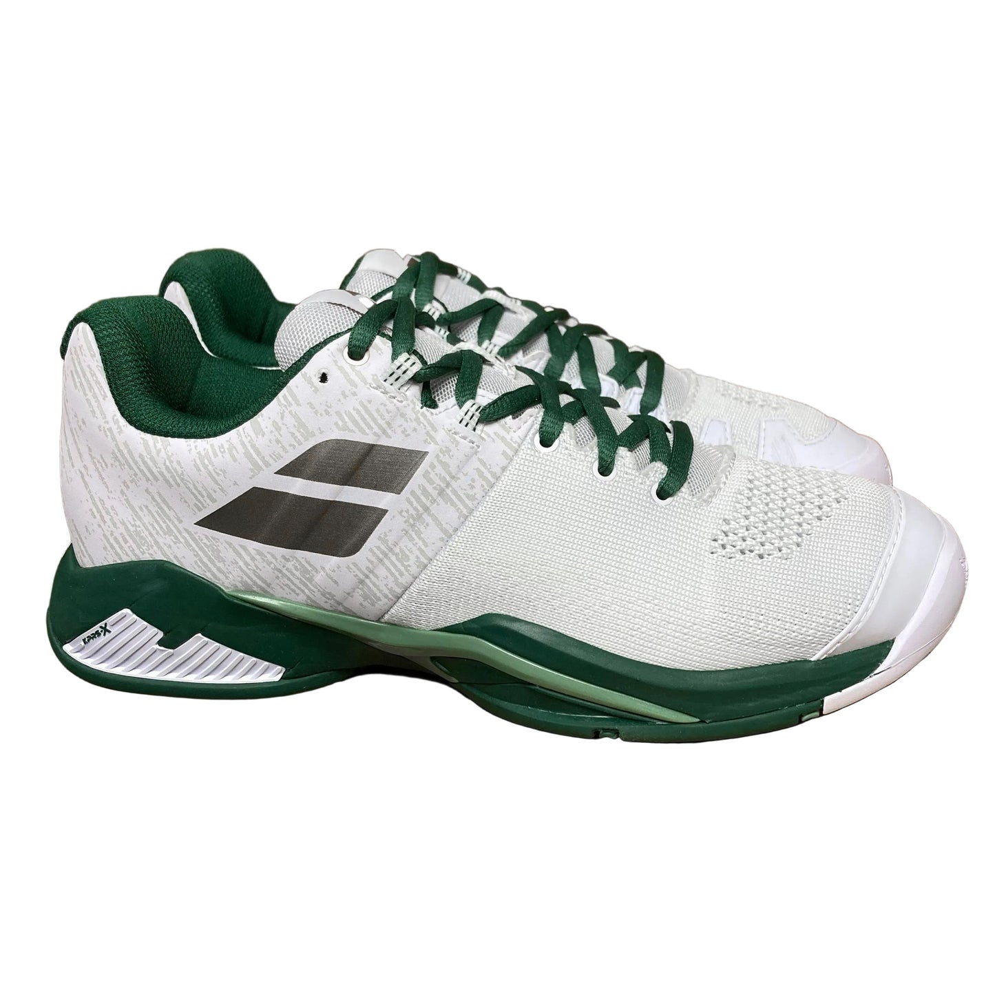 Babolat SMU Propulse Blast All Court Men's Tennis Shoes (White-Dark Green)