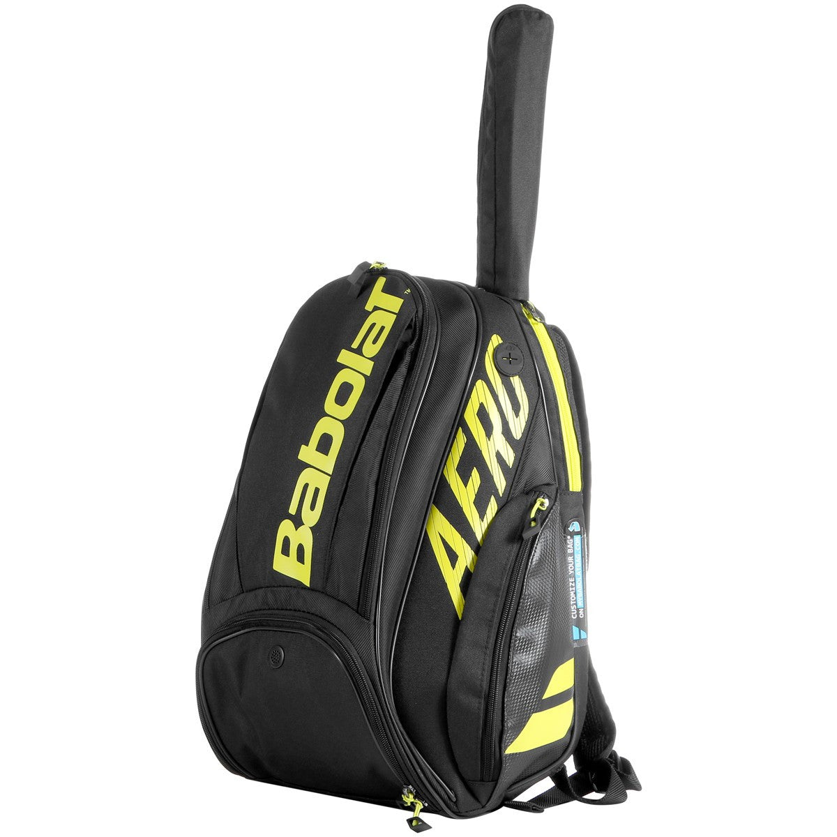 Babolat Pure Aero Backpack Bag (Black-Yellow) - 爱游戏体育-爱游戏|爱游戏官方网站