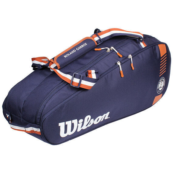 Wilson Roland Garros Team (6 Pack) Racket Bag (Navy blue) - 爱游戏体育-爱游戏|爱游戏官方网站