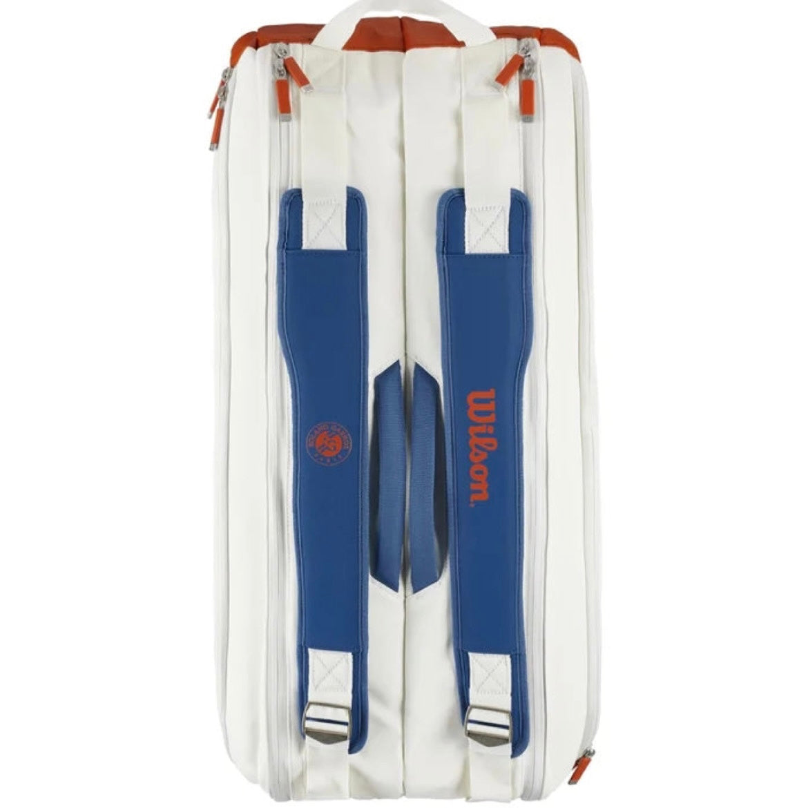 Wilson Roland Garros Super Tour (9 Pack) Racket Bag (White)