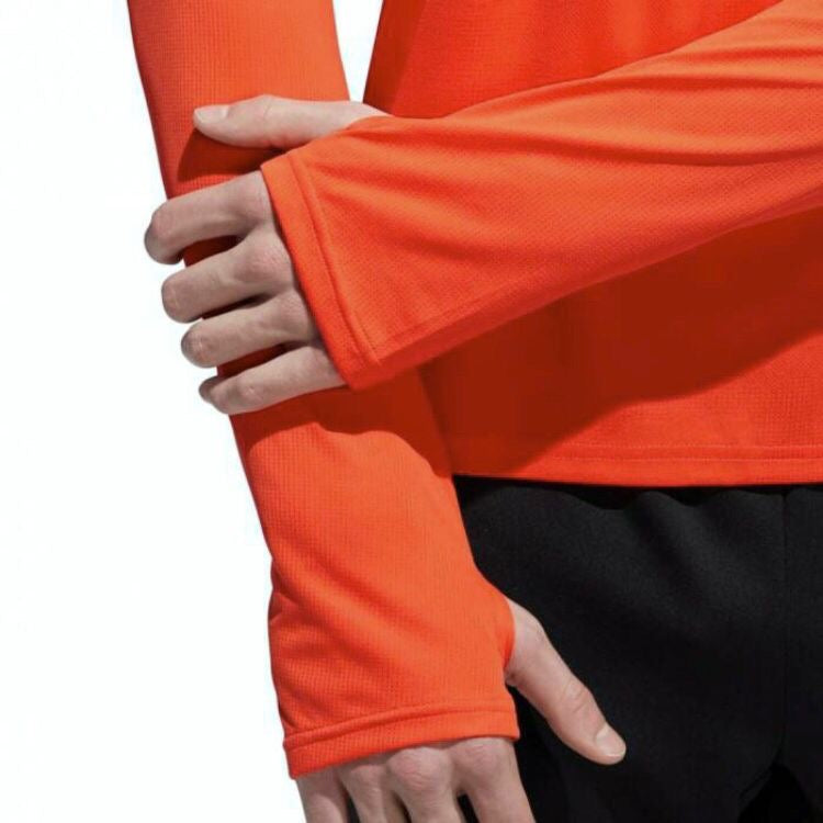 Adidas Men’s Response Tee Top Long Sleeve Shirt (Orange) - 爱游戏体育-爱游戏|爱游戏官方网站