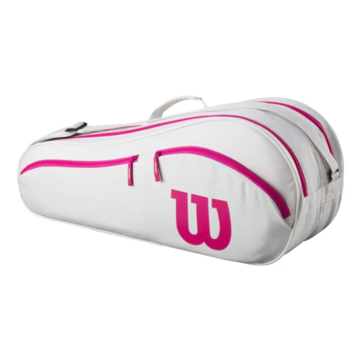 Wilson Advantage (6 Pack) Racket Bag 2025 (Off White-Pink)