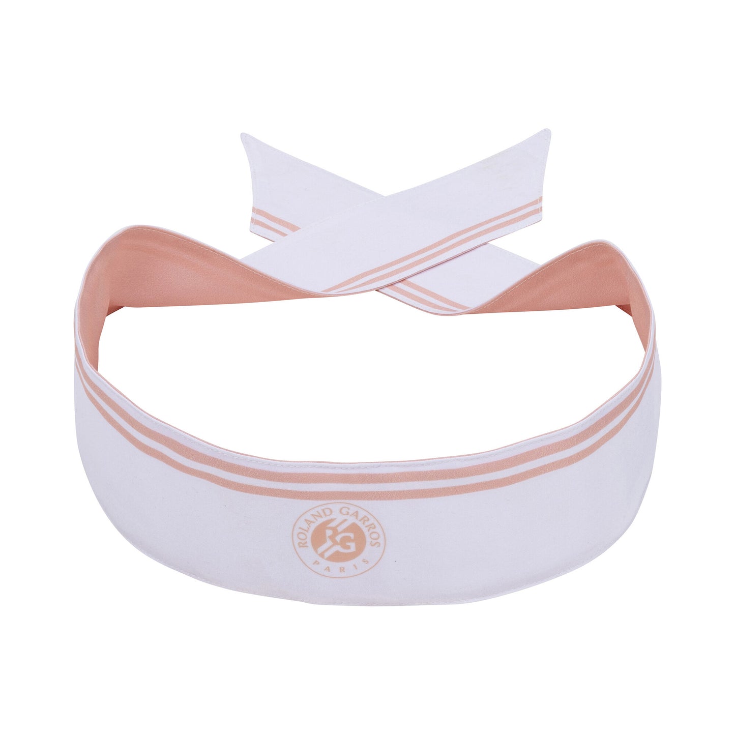 Roland Garros Performance Reversible Head Tie (Pink-White)