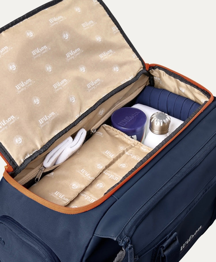Wilson 2026 Roland Garros Session Soiree Duffle Bag (Navy)