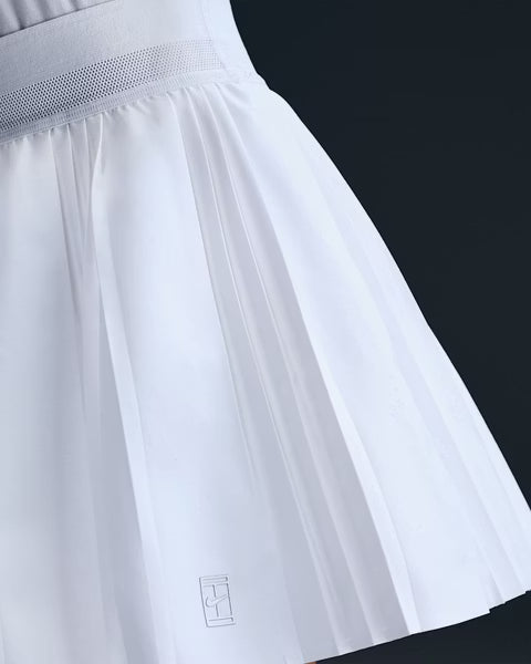 Nike Court Dri-FIT Advantage Women's Pleated Tennis Skirt (White) FZ6513-100