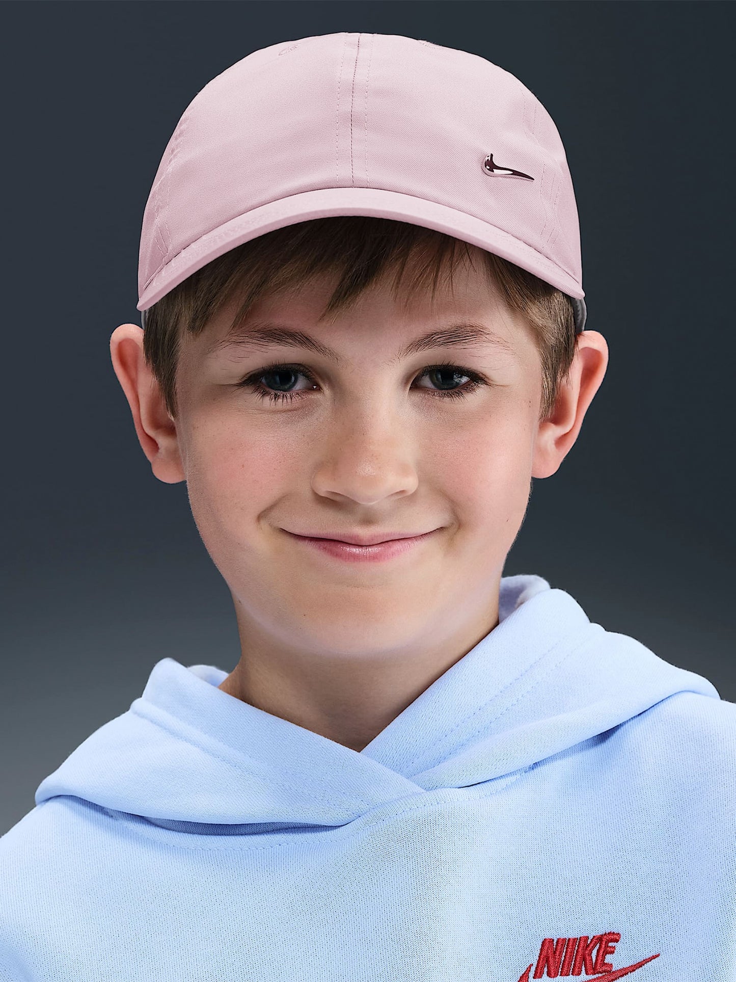 Nike Kids / Youth Junior Dri-FIT Metal Swoosh Club Cap (Pink) - 爱游戏体育-爱游戏|爱游戏官方网站