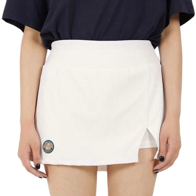 Roland Garros Women’s Logo Skirt (White)