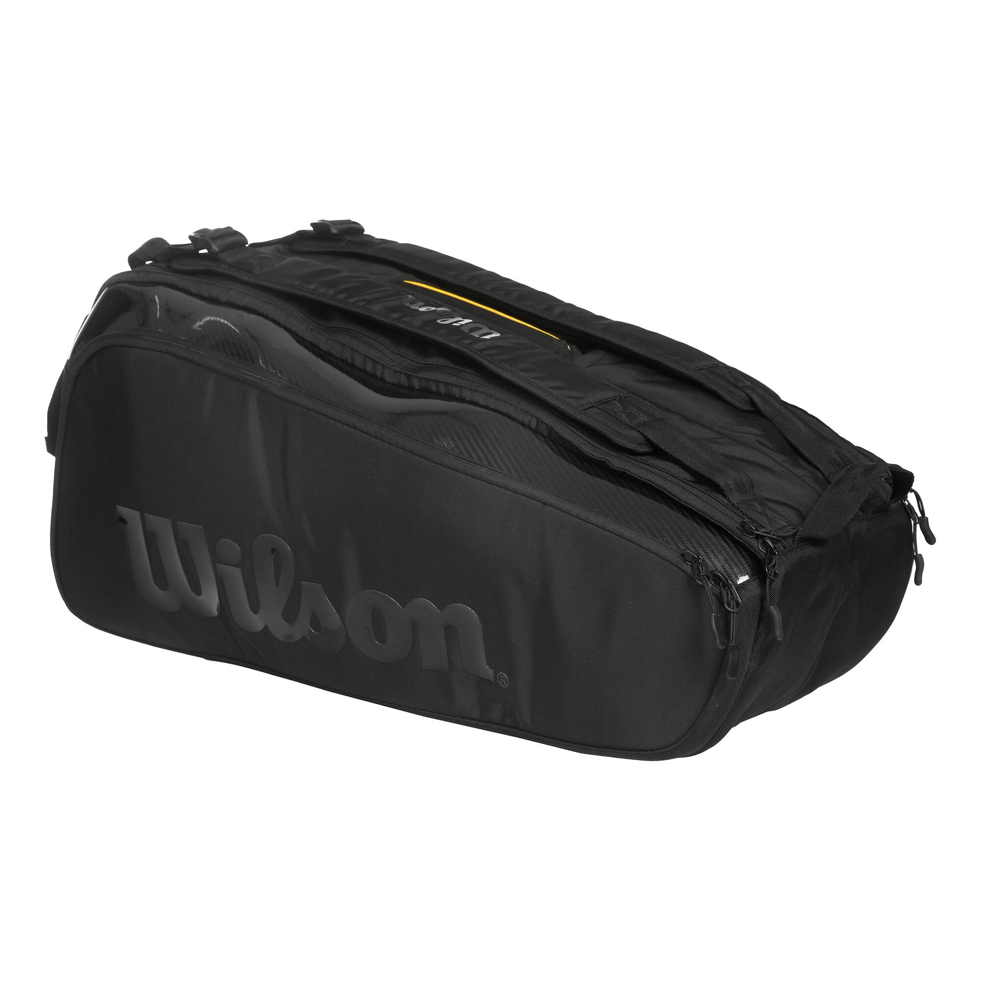 Wilson Super Tour (9 Pack) Pro Staff Racket Bag (black) - 爱游戏体育-爱游戏|爱游戏官方网站