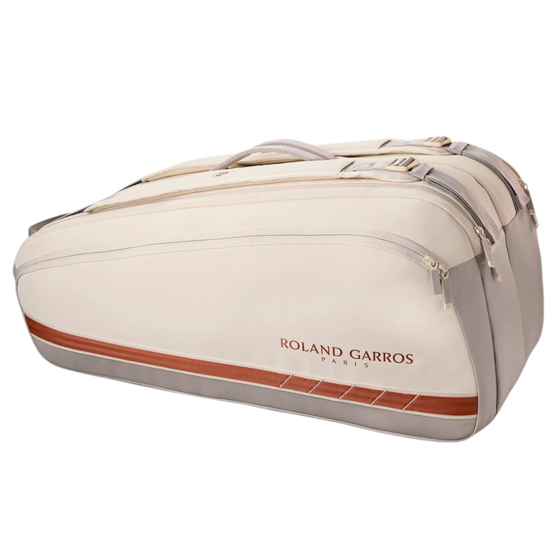 Wilson Roland Garros Super Tour (9 Pack) Racket Bag (Cream) - 爱游戏体育-爱游戏|爱游戏官方网站
