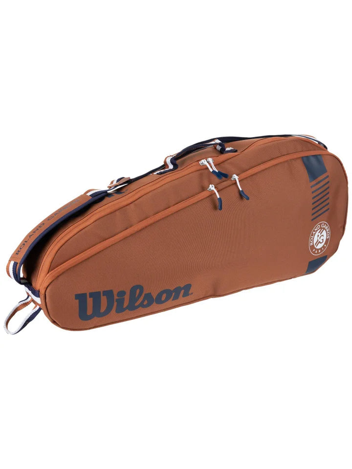 Wilson Roland Garros Team (3 Pack) Racket Bag (Clay) - 爱游戏体育-爱游戏|爱游戏官方网站