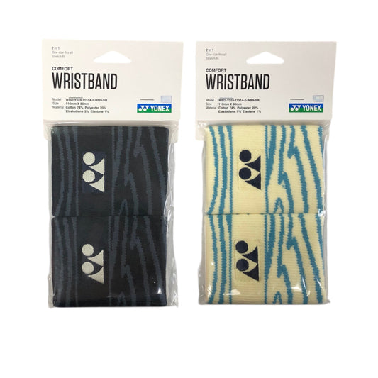 Yonex 11cm Comfort Wristband (a pair) (Striped colour)