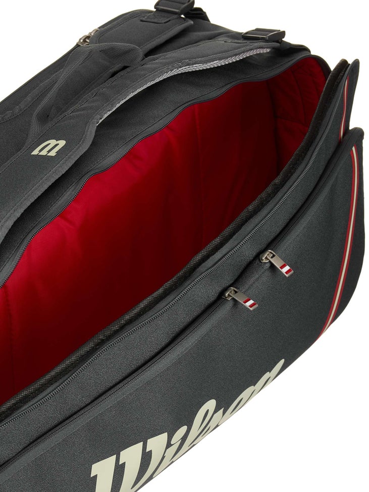 Wilson Tour (6 Pack) Racket Bag 2025 (Dark Grey / Off White) - 爱游戏体育-爱游戏|爱游戏官方网站
