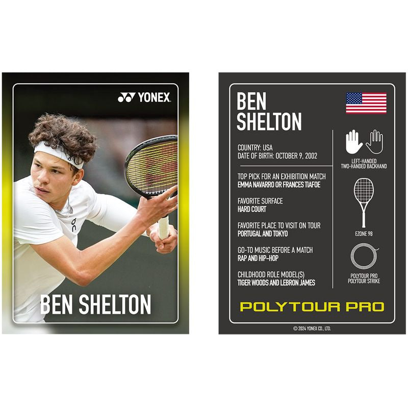 Yonex Polytour Pro Limited Edition 15th Anniversary Player Card - 爱游戏体育-爱游戏|爱游戏官方网站